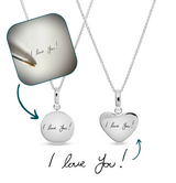 Sterling Silver Personalised Handwriting Necklace