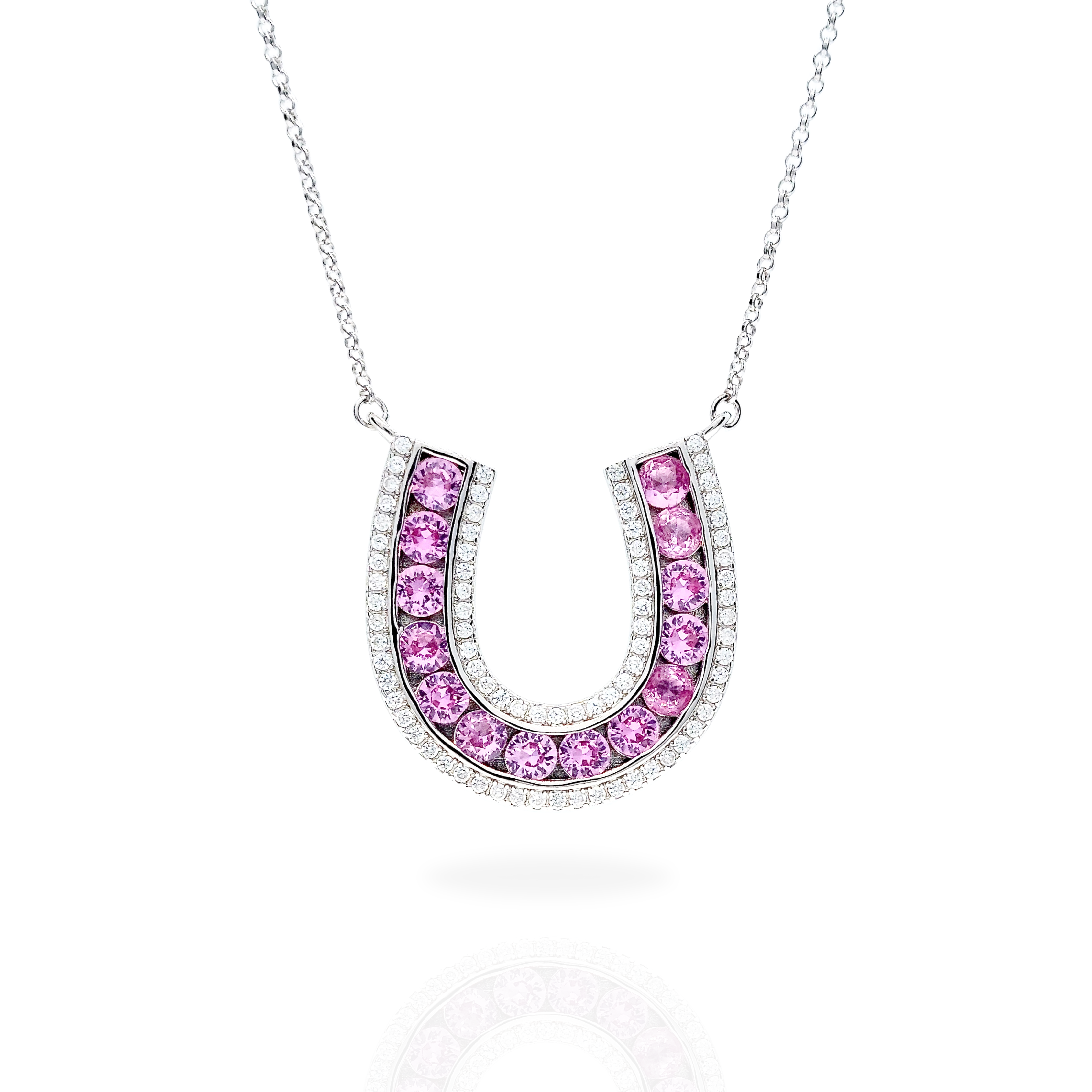 Alf&Co Large Sparkle Horseshoe Necklace