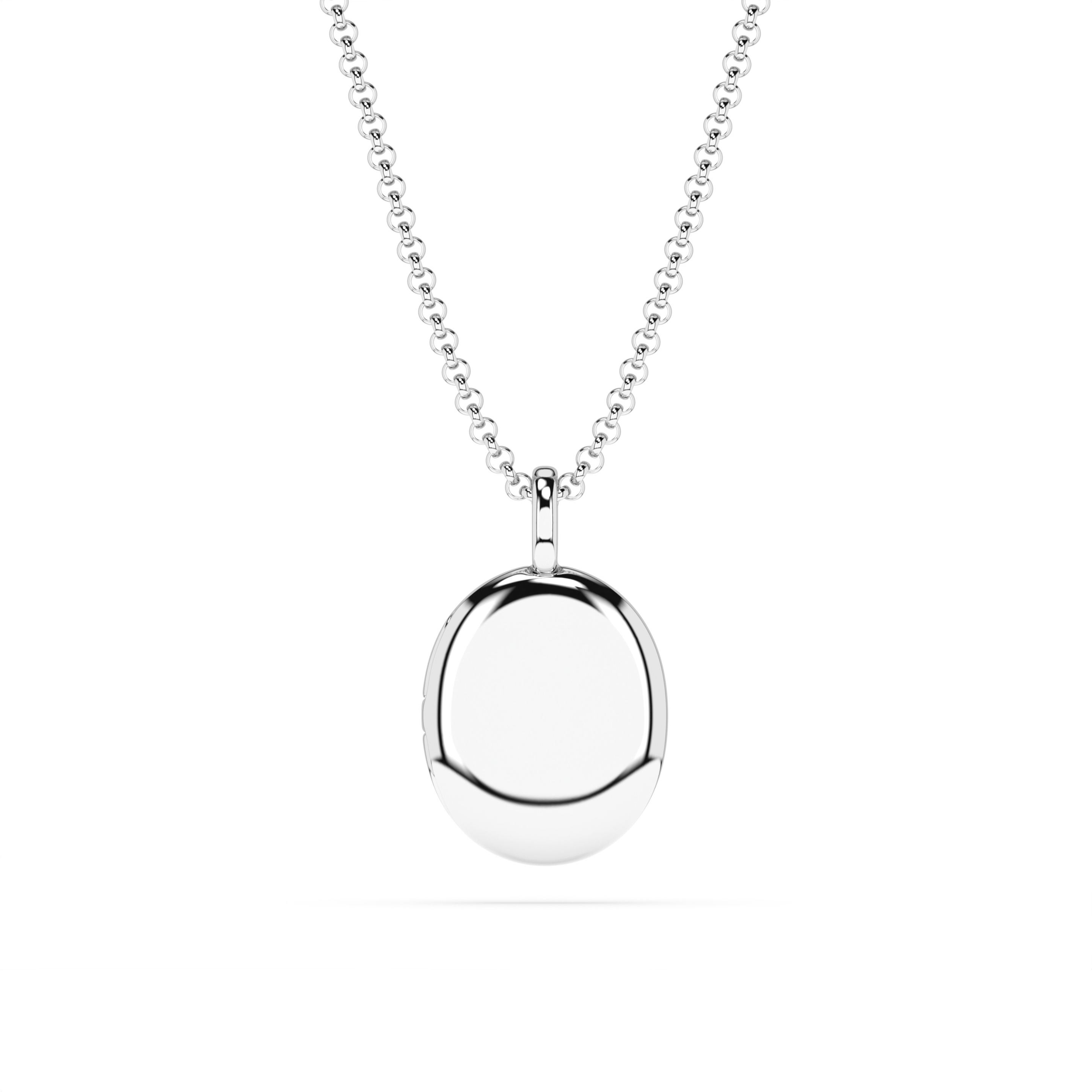 Personalised Engraved Oval Photo Locket