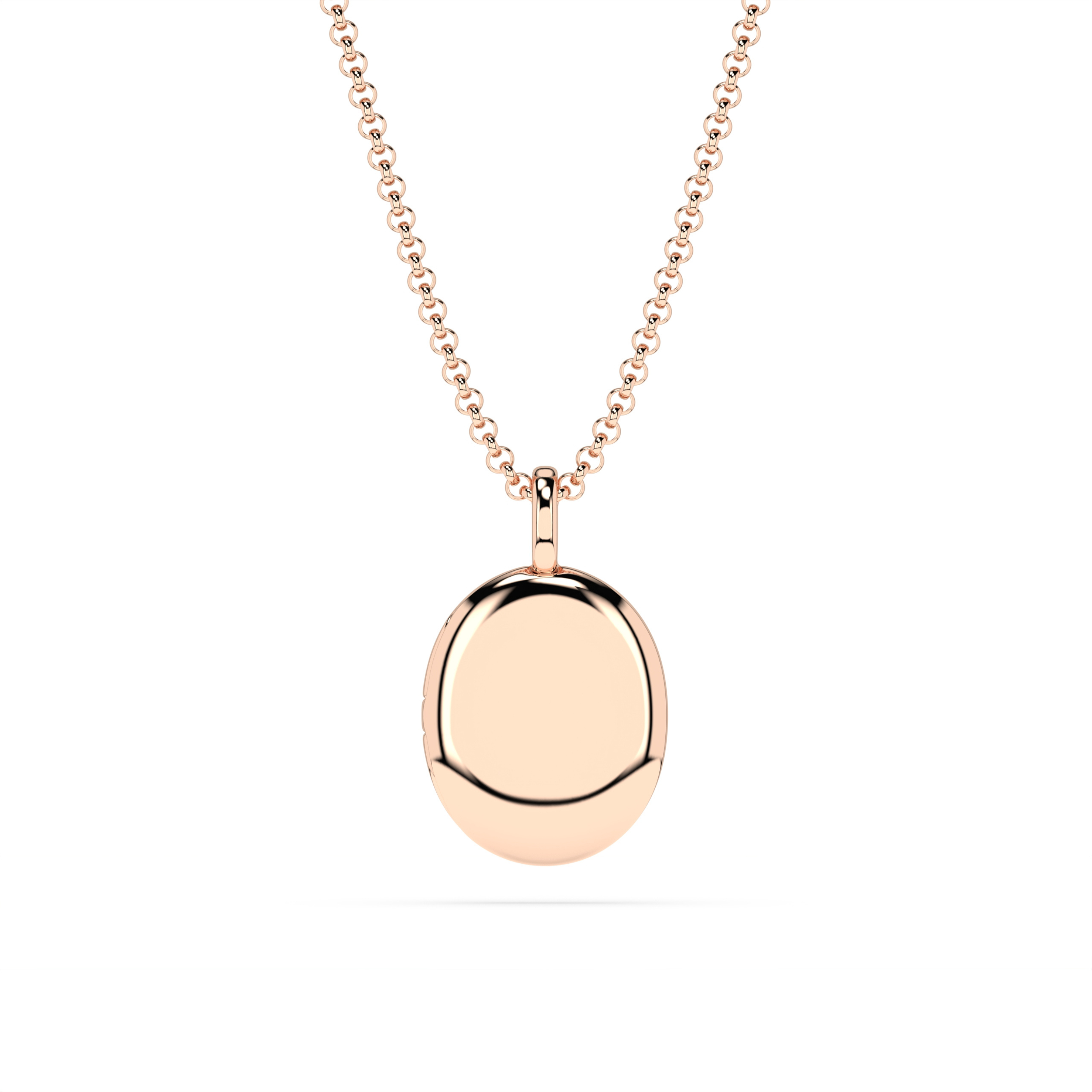 Personalised Engraved Oval Photo Locket