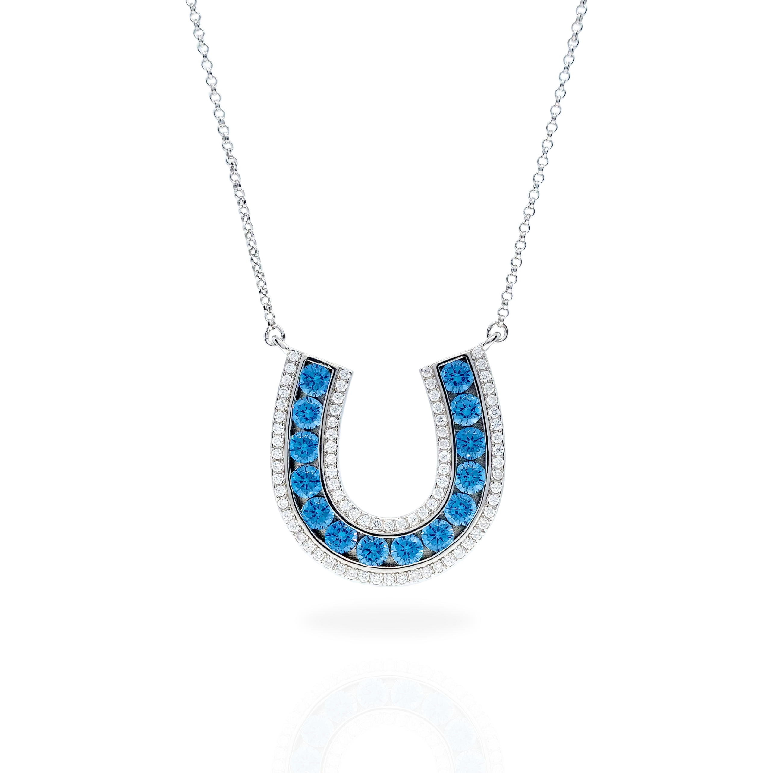 Alf&Co Large Sparkle Horseshoe Necklace