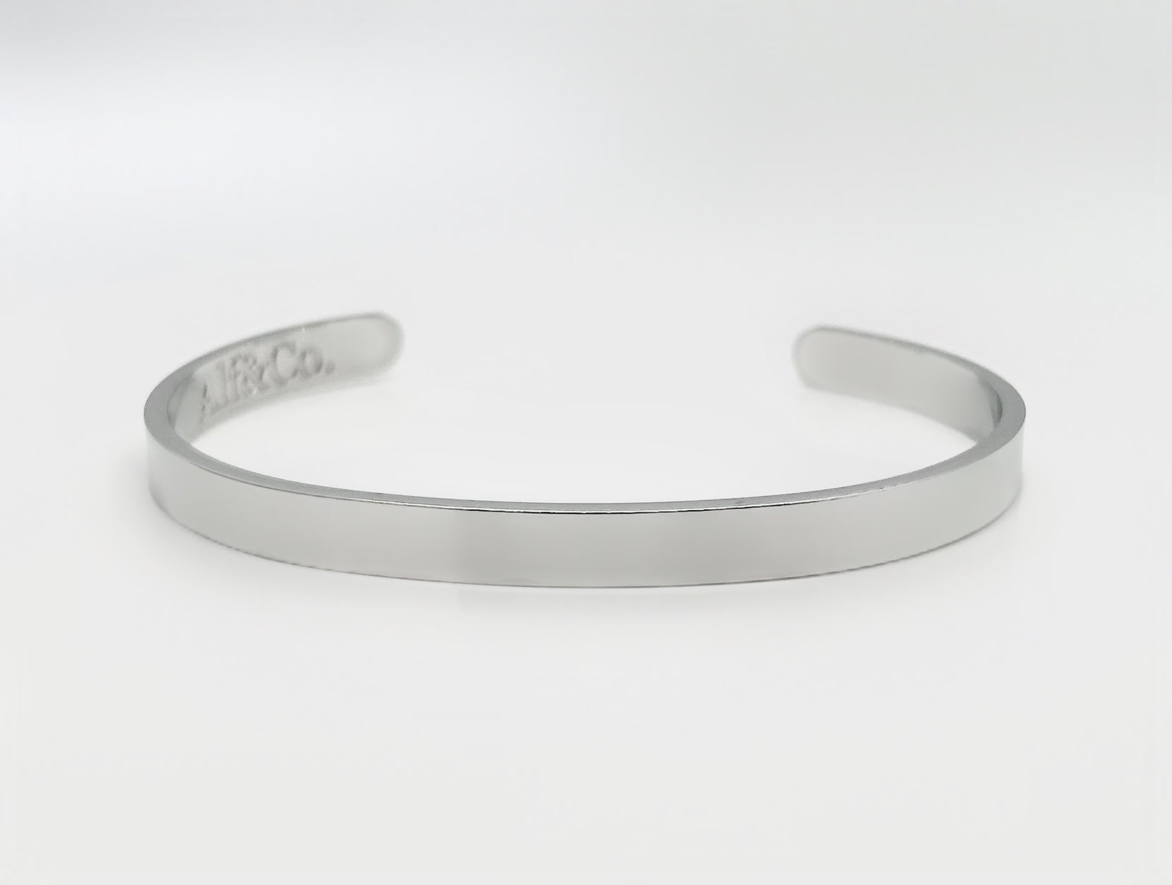 Personalised Custom Cuff Bangle - Laser Engraved Silver / Gold / Rose Gold