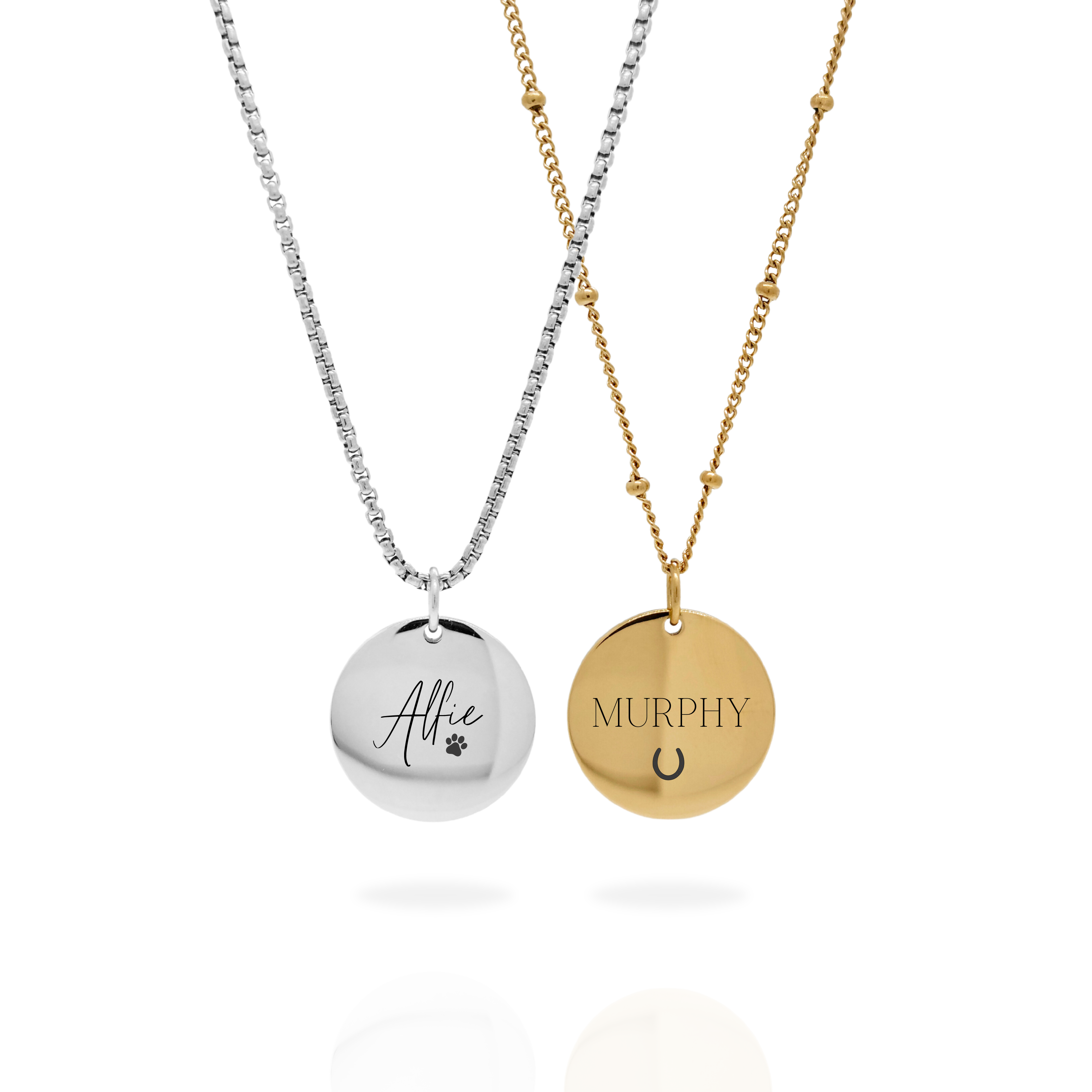 Personalised Stainless Steel Coin Necklace