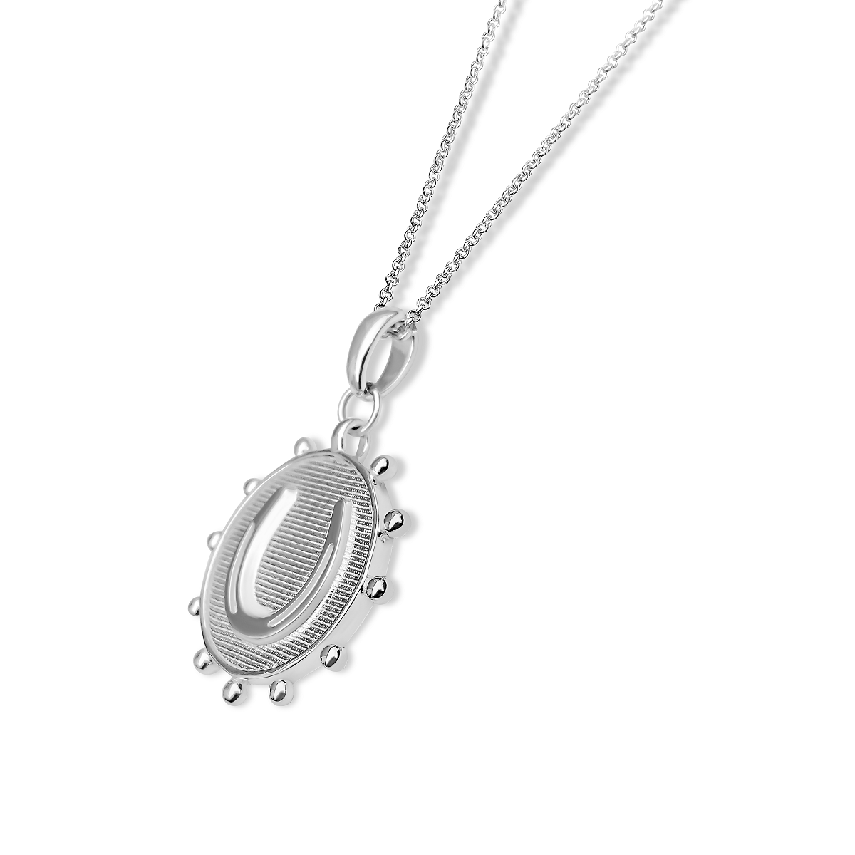 Lucky Horse Shoe Coin Necklace