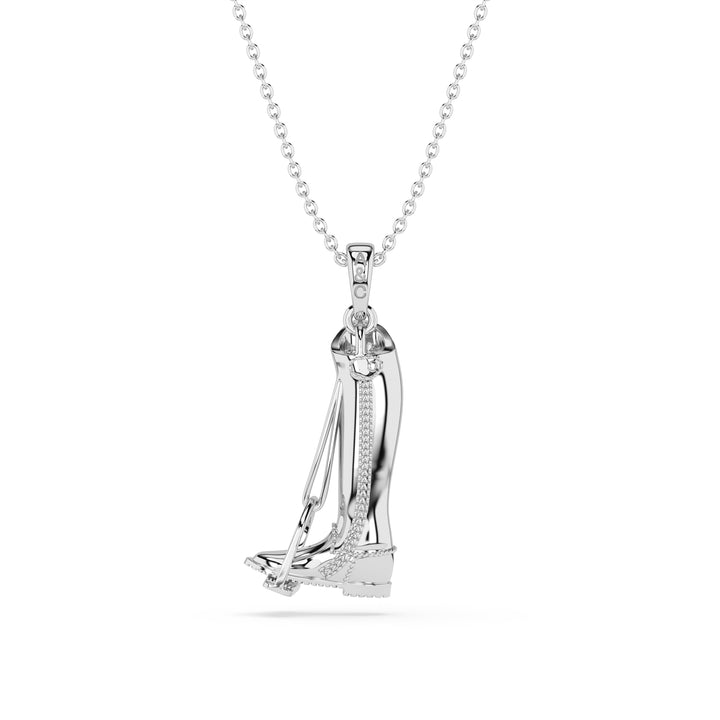 Horse Riding Boot & Stirrup Necklace