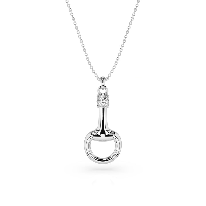 Silver Snaffle Necklace