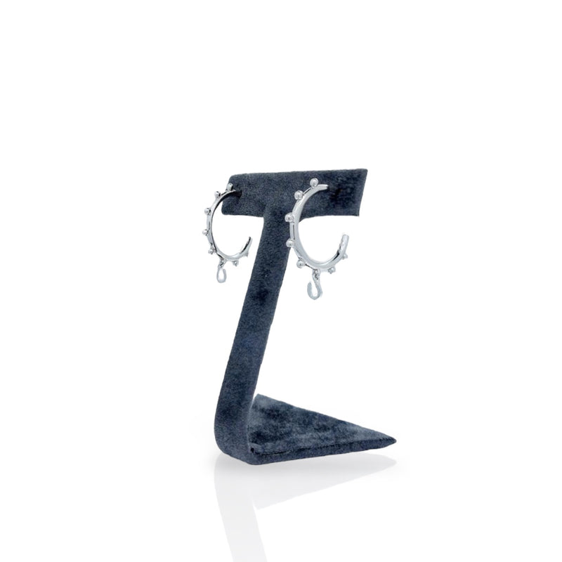 Bobble Hoop Earrings