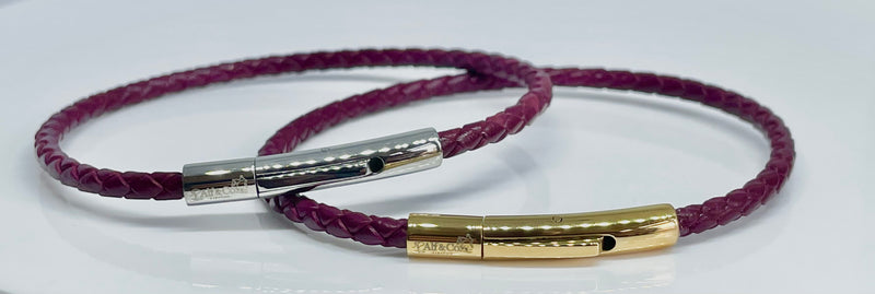 Hunt Whip Braided Leather Bracelet - Various Colours