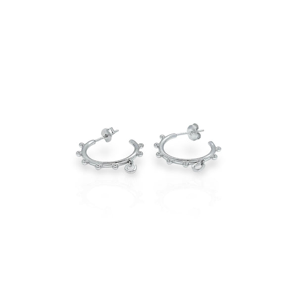 Bobble Hoop Earrings