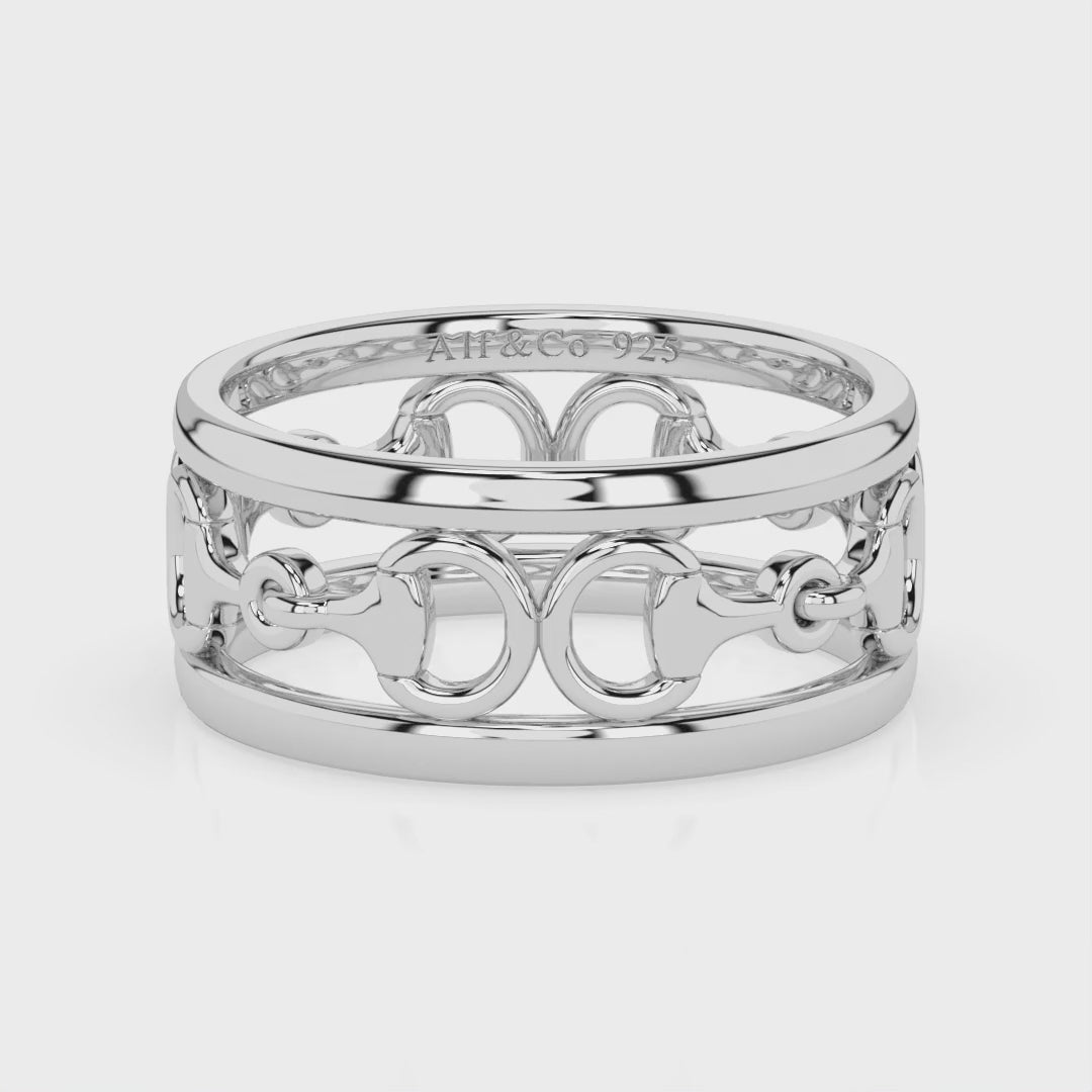 Eggbutt Snaffle Band Ring