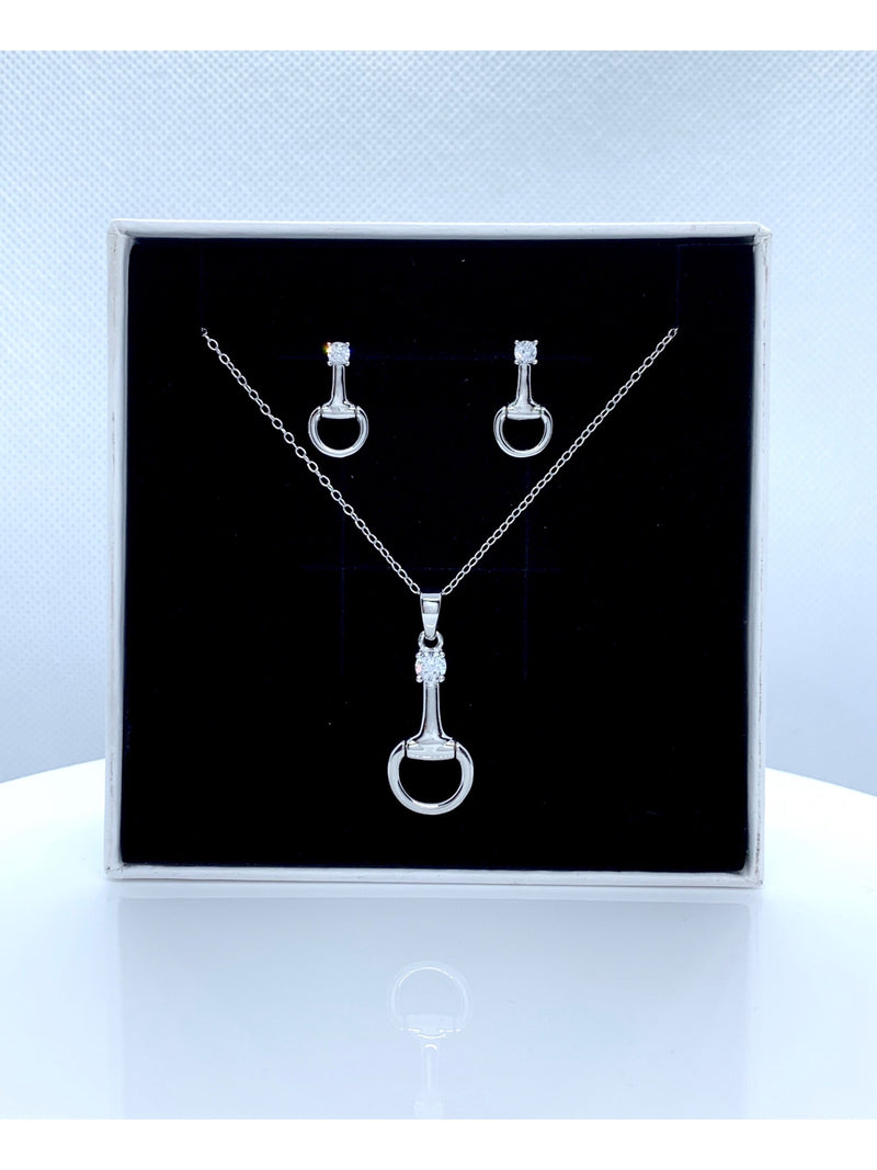 Silver Snaffle Necklace