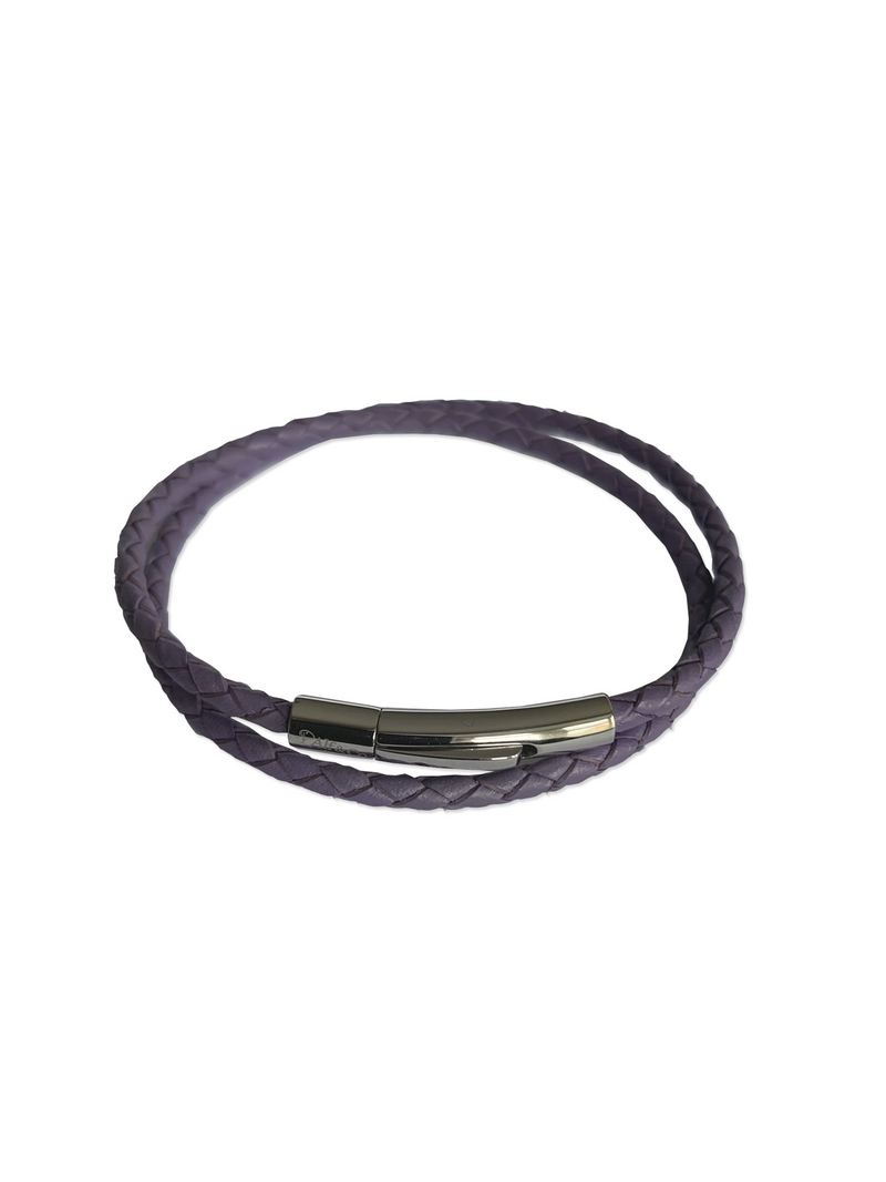 Men's Leather Bracelet - Any Message | GettingPersonal.co.uk