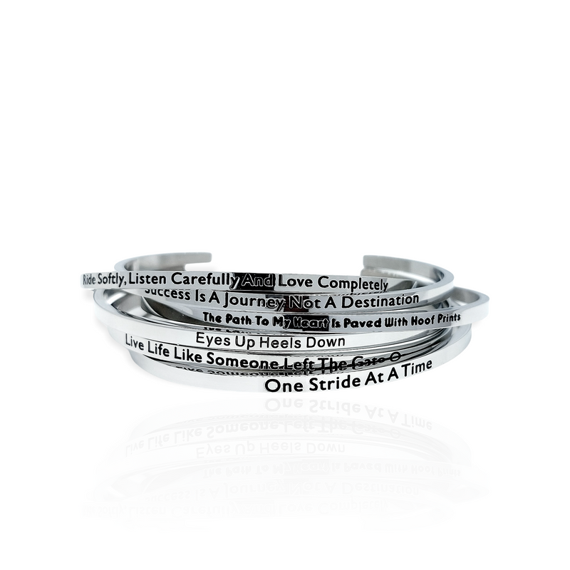 Bangle bracelets 2025 with sayings