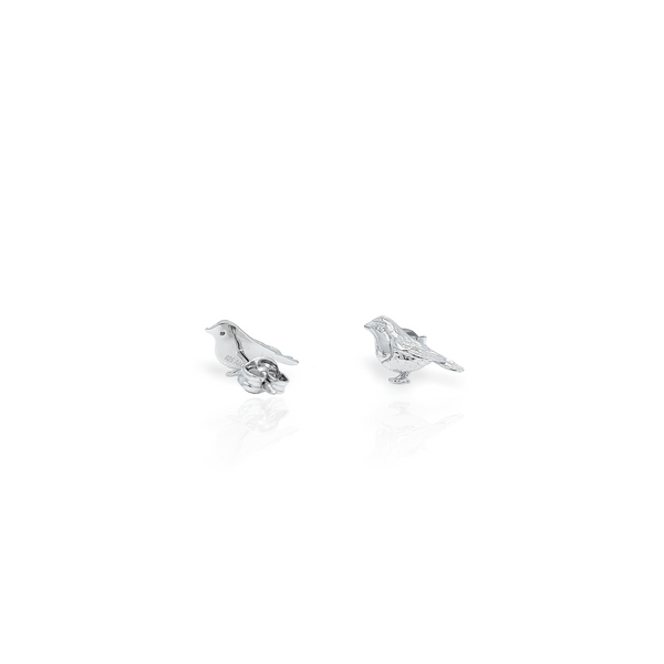 Silver Bird Earring
