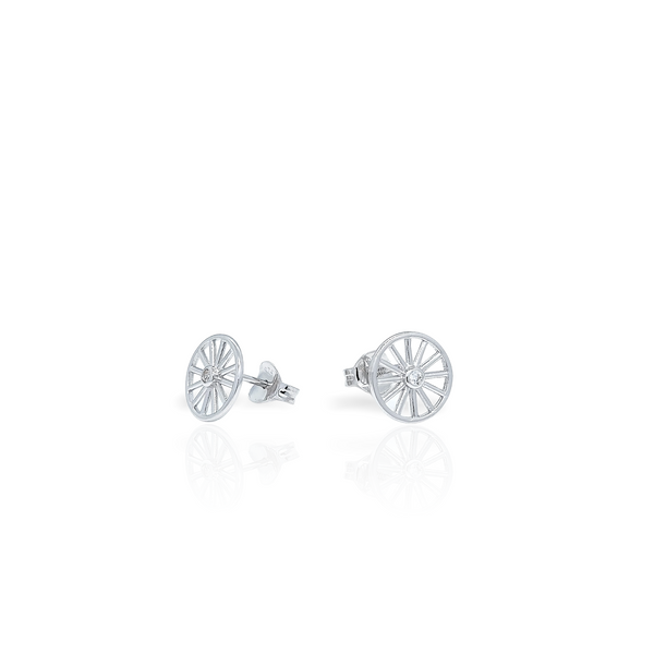 Carriage Wheel Stud Earring