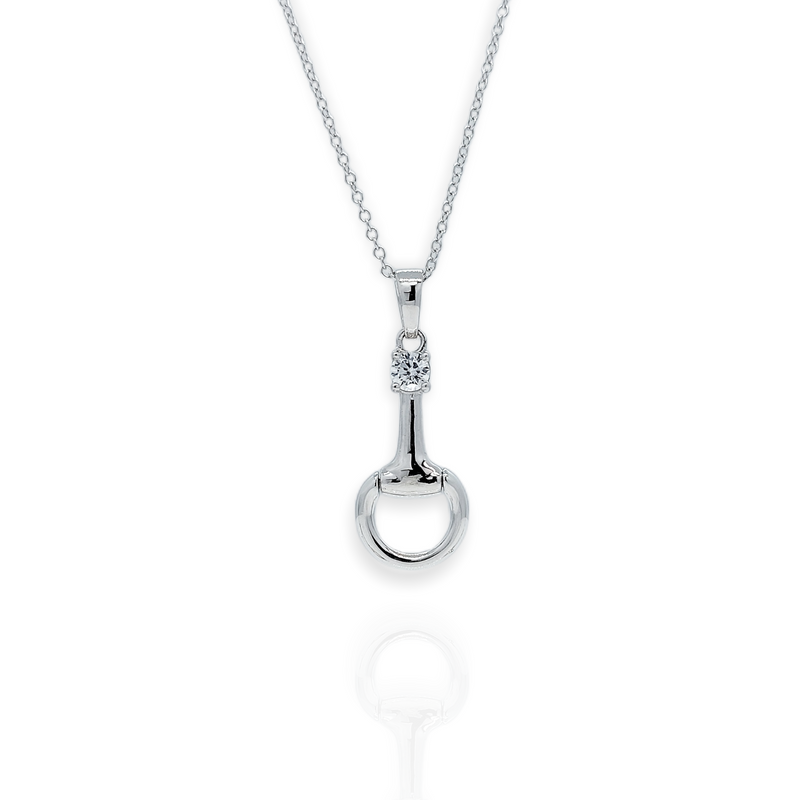 Silver Snaffle Necklace