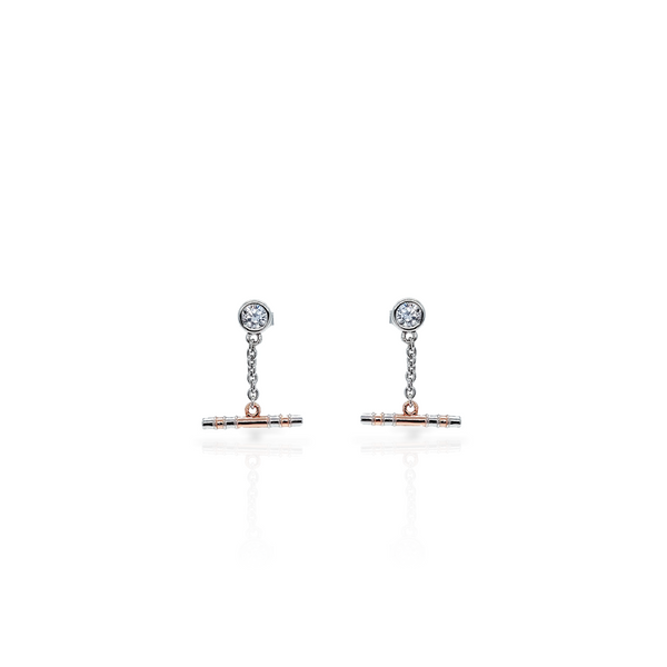 Jump Pole T-Bar Earrings