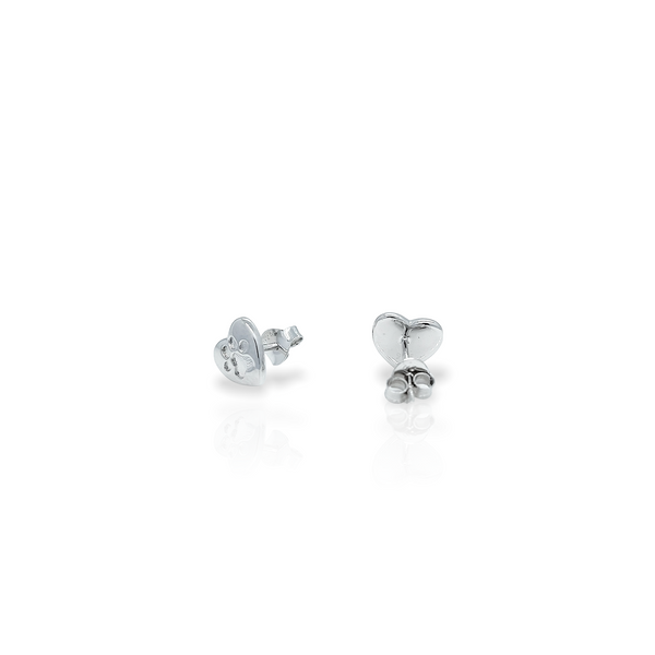 Dog Paw Stud Earring