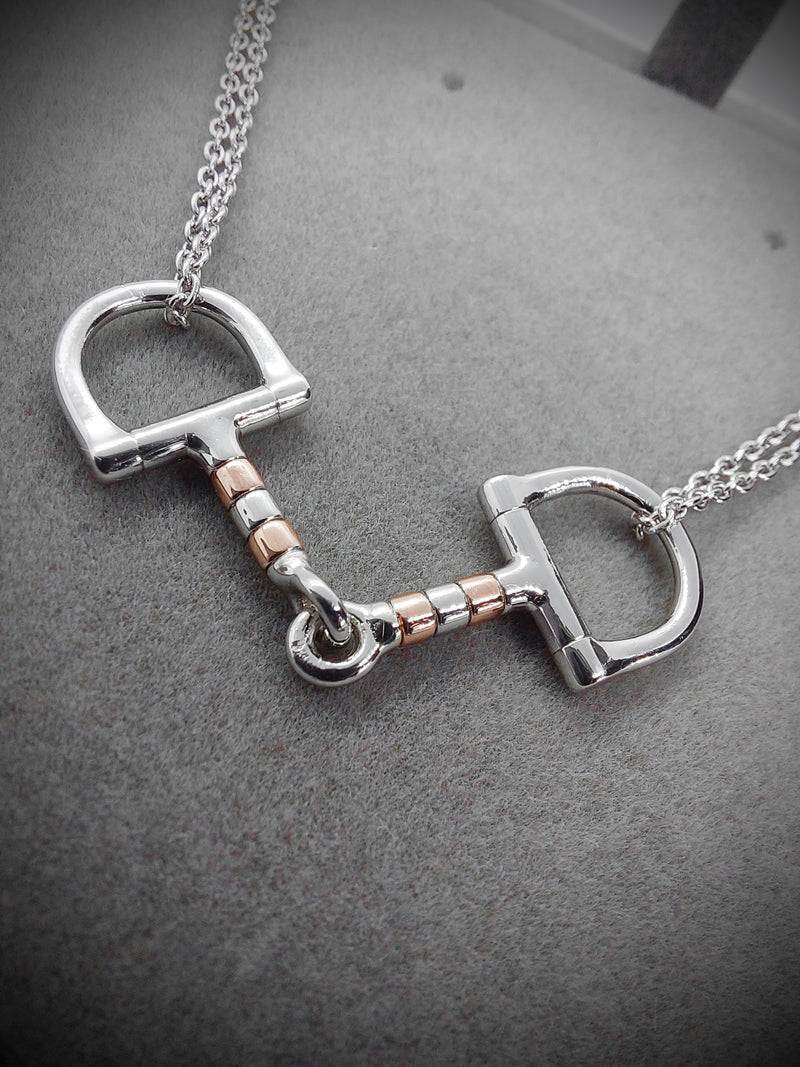 18” D Snaffle Necklace